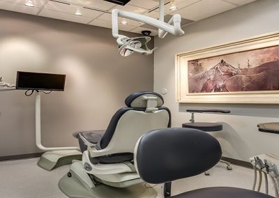 Elegant dental operatory and patient room