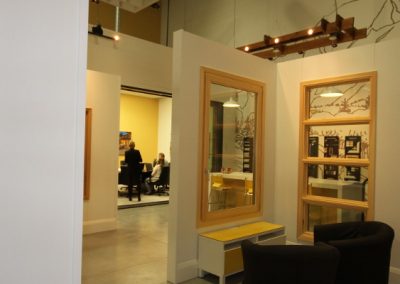 Open concept design at window gallery showroom