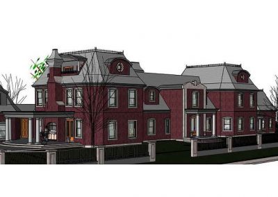 Victorian styled estate designed by revit technology
