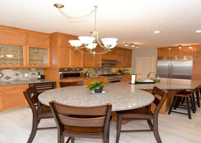 Granite top kitchen table matching granite countertops