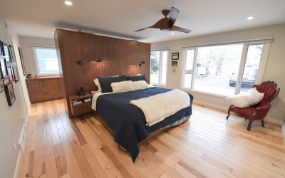 Master bedroom and retreat complete