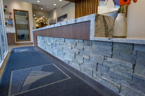 stone front reception weis