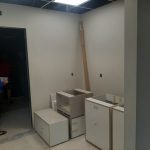operatory wall storage and feature wall